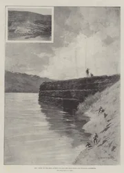Two Views of the Boer Attempt to dam the Klip River and inundate Ladysmith